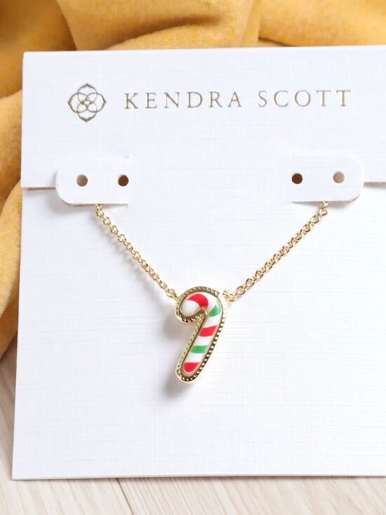 Kendra Scott Jewelry - Kendra Scott Candy Cane Gold Short Necklace Gold NEW